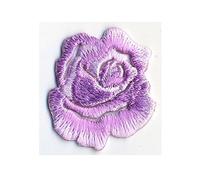Ecusson thermocollant Petite Rose Parme