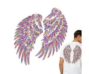 Écusson thermocollant pour réparation Wing à repasser | Patchs de réparation pour sac à dos, chapeau, jean, chemise, sweat à capuche, chaussures, projets de bricolage