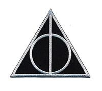 Écusson thermocollant triangle noir