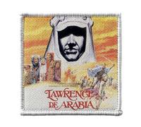 Ecusson Thermocollant Vetement 7x7cm - Affiche de Film/Lawrence D'Arabie/Peter O'Toole Omar Sharif - Patch a Repasser pour Reparation ou Customisation T-shirt Sac Jeans Imprime en France