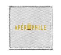 Ecusson Thermocollant Vetement 7x7cm - Apérophile Soirée Apéro Fête Bière - Patch a Repasser pour Reparation ou Customisation T-shirt Sac Jeans Imprime en France