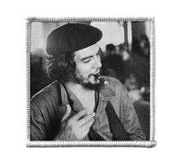 Ecusson Thermocollant Vetement 7x7cm - Che Guevara Cuba Communisme 1959 Cigar Personnage Historique - Patch a Repasser pour Reparation ou Customisation T-shirt Sac Jeans Imprime en France