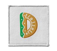 Ecusson Thermocollant Vetement 7x7cm - D Denise Dorian Dylan Lettre Alphabet Prénom Noel Enfant - Patch a Repasser pour Reparation ou Customisation T-shirt Sac Jeans Imprime en France