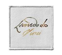 Ecusson Thermocollant Vetement 7x7cm - Da Vinci Signature Peintre Célèbre Artiste Renaissance Dessin Architecture Sculpture - Patch a Repasser pour Reparation ou Customisation T-shirt Sac Jeans