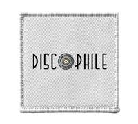Ecusson Thermocollant Vetement 7x7cm - Discophile Musique Mélomane Vinyle Disque Collectionneur - Patch a Repasser pour Reparation ou Customisation T-shirt Sac Jeans Imprime en France
