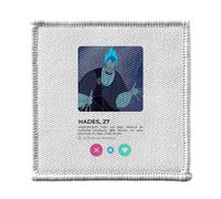 Ecusson Thermocollant Vetement 7x7cm - Hades Enfer Réseau Social Rencontre Amour - Patch a Repasser pour Reparation ou Customisation T-shirt Sac Jeans Imprime en France