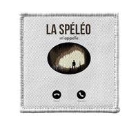 Ecusson Thermocollant Vetement 7x7cm - La Spéléo M'Appelle Aventure Outdoor - Patch a Repasser pour Reparation ou Customisation T-shirt Sac Jeans Imprime en France