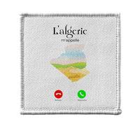 Ecusson Thermocollant Vetement 7x7cm - L'Algérie M'Appelle Voyage Culture Tourisme - Patch a Repasser pour Reparation ou Customisation T-shirt Sac Jeans Imprime en France