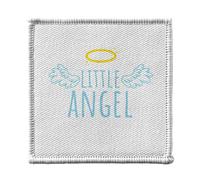 Ecusson Thermocollant Vetement 7x7cm - Little Angel Cute Original Drawing - Patch a Repasser pour Reparation ou Customisation T-shirt Sac Jeans Imprime en France