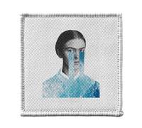 Ecusson Thermocollant Vetement 7x7cm - Pleure un Océan Collage Art Surréalisme Féminisme - Patch a Repasser pour Reparation ou Customisation T-shirt Sac Jeans Imprime en France