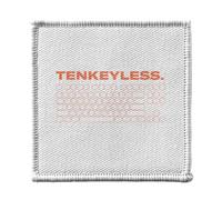 Ecusson Thermocollant Vetement 7x7cm - TenkeyLess Mechanical Keyboard Keycaps Geek Techy Mech Computer Compact - Patch a Repasser pour Reparation ou Customisation T-shirt Sac Jeans Imprime en France