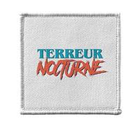 Ecusson Thermocollant Vetement 7x7cm - Terreur Nocturne Halloween Blague Humour - Patch a Repasser pour Reparation ou Customisation T-shirt Sac Jeans Imprime en France