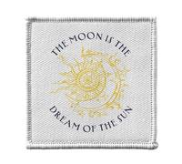 Ecusson Thermocollant Vetement 7x7cm - The Moon is the Dream of Sun Quote Bohemian - Patch a Repasser pour Reparation ou Customisation T-shirt Sac Jeans Imprime en France
