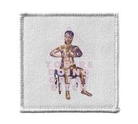 Ecusson Thermocollant Vetement 7x7cm - You're Doing Great Btch Collage Vintage Illustration Art Humour Parodie Meme Humour Millenials Zoomer - Patch a Repasser pour Reparation ou Customisation