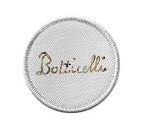 Ecusson Thermocollant Vetement Rond 7cm - Botticelli Signature Renaissance Célèbre Peintre Artiste Portraits - Patch a Repasser pour Reparation ou Customisation T-shirt Sac Jeans Imprime en France