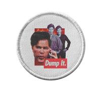 Ecusson Thermocollant Vetement Rond 7cm - Dump It Crypto Currency Trading Blockchain Finance Business Bitcoin Humour Meme - Patch a Repasser pour Reparation ou Customisation T-shirt Sac Jeans Imprime