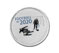 Ecusson Thermocollant Vetement Rond 7cm - Football in 2020 Vintage Footballeur Foot Star Virus Masque - Patch a Repasser pour Reparation ou Customisation T-shirt Sac Jeans Imprime en France