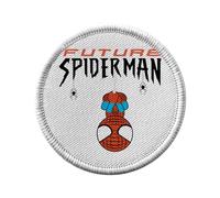 Ecusson Thermocollant Vetement Rond 7cm - Future Man Spider Spider Bd Comic Book - Patch a Repasser pour Reparation ou Customisation T-shirt Sac Jeans Imprime en France