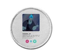 Ecusson Thermocollant Vetement Rond 7cm - Hades Enfer Réseau Social Rencontre Amour - Patch a Repasser pour Reparation ou Customisation T-shirt Sac Jeans Imprime en France
