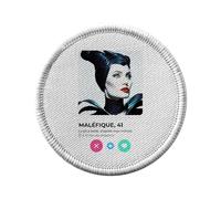 Ecusson Thermocollant Vetement Rond 7cm - Maléfique Belle au Bois Dormant Réseau Social Rencontre Amour - Patch a Repasser pour Reparation ou Customisation T-shirt Sac Jeans Imprime en France