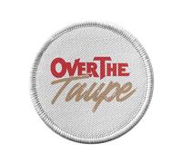 Ecusson Thermocollant Vetement Rond 7cm - Over the Taupe Artist Art Pun Funny Painting - Patch a Repasser pour Reparation ou Customisation T-shirt Sac Jeans Imprime en France