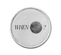 Ecusson Thermocollant Vetement Rond 7cm - When to the Moon? Crypto Currency Trading Blockchain Finance Business Bitcoin Humour Meme - Patch a Repasser pour Reparation ou Customisation T-shirt Sac