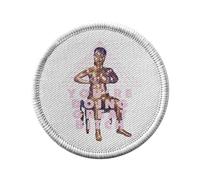Ecusson Thermocollant Vetement Rond 7cm - You're Doing Great Btch Collage Vintage Illustration Art Humour Parodie Meme Humour Millenials Zoomer - Patch a Repasser pour Reparation ou Customisation