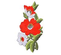 Ecusson thermocollants Patch thermocollant fleur grande 14 cm