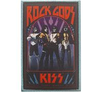 Écusson tissé Kiss Rock Gods pour homme, Multicolore, taille unique