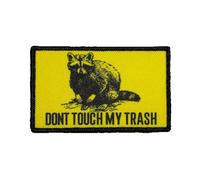 Écusson velcro « Don't Touch My Trash » - Patchs Velcro - Impression tactique morale - Pour vêtements à faire soi-même, sac à dos, sac à dos