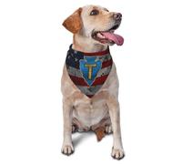 Écusson Vintage De La 36E Division D'Infanterie Écharpe pour Chien Élégant Écharpe pour Chiot Réglables Foulard pour Chat Chiens Animal De Compagnie
