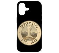 Écusson Vintage du Wyoming 1890 pour Aventure Extérieure Coque pour iPhone 17