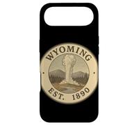 Écusson Vintage du Wyoming 1890 pour Aventure Extérieure Coque pour iPhone Air