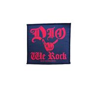 Écusson « We Rock » DIO - Écusson - Produit sous licence de Halle15 Clothes, noir/rouge, 10x10