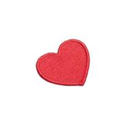 Écussons Brode Patch brodé en forme de cœur d'amour rouge, 10 pièces, for vêtements, Motif mignon, à repasser, Badge, décoration vêtement, DIY bricolage(02 S 10pcs)