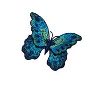 Écussons brodés à coudre sur des vêtements Décoration de vestes avec applications de bricolage(Bleu)