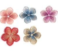 Écussons brodés, Patchs En Dentelle De 4.5cm, 10 Pièces, Applications Broderie for La Couture Vêtements, Accessoires Bricolage for Jeans
