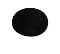 Écussons ovales à coudre, Patchs ovales for coude et genou, 4 pièces, fer sur tissu suédé for vêtements, réparation de bricolage(01 black 4Pcs)