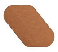 Écussons ovales à coudre, Patchs ovales for coude et genou, paquet de 5, patchs réparation en daim for vêtements(Camel 5pcs)