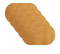 Écussons ovales à coudre, Patchs ovales for coude et genou, paquet de 5, patchs réparation en daim for vêtements(Turmeric 5pcs)