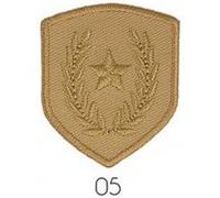 Ecussons Thermocollant Blason Etoile et Laurier 3,5 X 4 cm - Mediac(...) - Camel Marron Camel Marron G