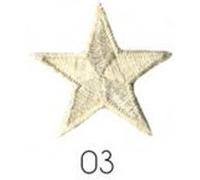 Ecussons Thermocollant Petite Etoile 3 X 3 cm - Mediac(...) - Ecru Ecru G