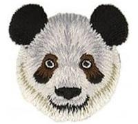 Ecussons Thermocollant Tête d'animaux 3,5 X 3,5 cm - Mediac(...) - Panda Multicolore Panda Multicolore G