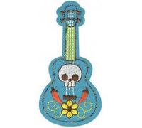 Ecussons Thermocollant Théme Mexique - Guitare - Mediac(...) - Bleu Bleu G