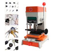 ECUTEE Fraise à clé Machines à tailler les cles Machine à Copier de clés, Manuel Multifonctionnel Clé de Porte de Maison Découper Machine Automatique Outil de Serrurier Professionnel 100W