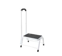 ECUTEE Marchepied avec main courante, escabeau de sécurité antidérapant, pour les personnes âgées, les enfants, la cuisine, la salle de bain, tabouret de toilettes, charge maximale : 150 kg