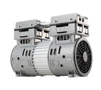 ECUTEE Tête de Compresseur 750 W/1 HP - Compresseur d'Air Silencieux Sans Huile - 8 Bars - 145 L/Min - 65 dB - Avec Coussinet Amortissant les Chocs