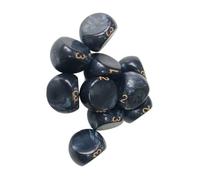 ECVGHD Ensemble de dés miniatures à trois côtés colorés pour activités de plein air