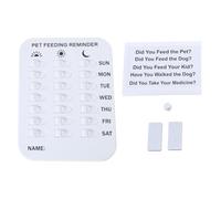 ECVGHD Indicateur magnétique de rappel d'alimentation pour chien pour éviter la suralimentation ou l'obésité