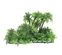 ECVGHD Plantes aquatiques artificielles - Petits poissons pour décoration d'aquarium - Plante sous-marine avec